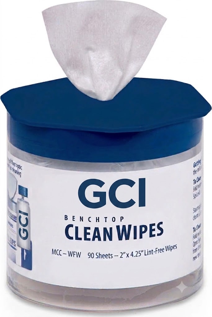 GCI Optical Fabric Wipes